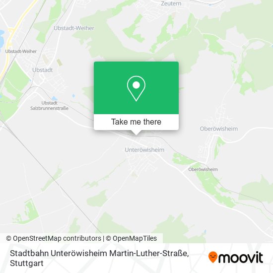 Stadtbahn Unteröwisheim Martin-Luther-Straße map