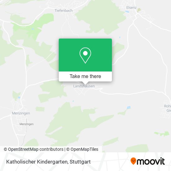 Katholischer Kindergarten map