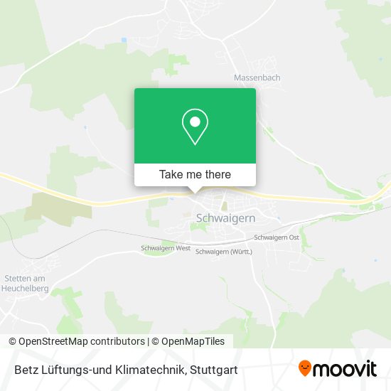 Betz Lüftungs-und Klimatechnik map