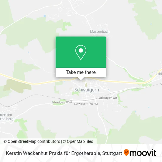 Карта Kerstin Wackenhut Praxis für Ergotherapie