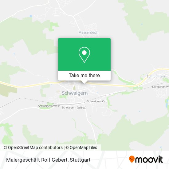 Malergeschäft Rolf Gebert map