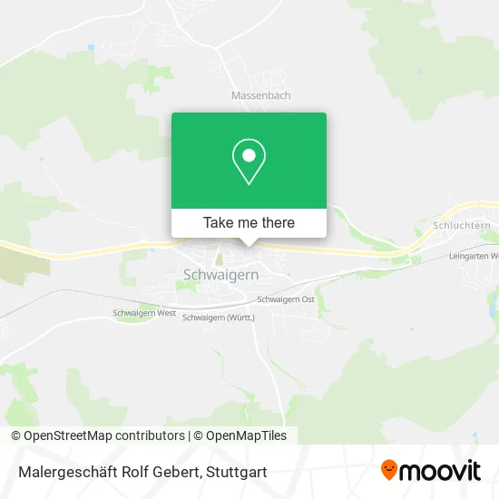 Карта Malergeschäft Rolf Gebert