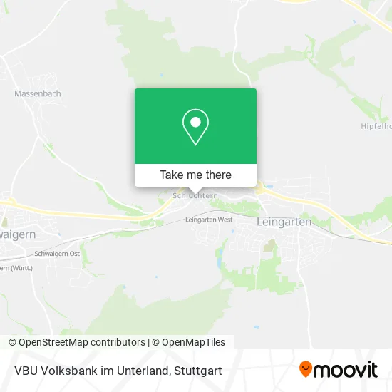 Карта VBU Volksbank im Unterland