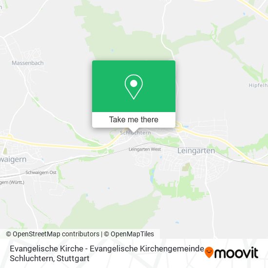 Evangelische Kirche - Evangelische Kirchengemeinde Schluchtern map