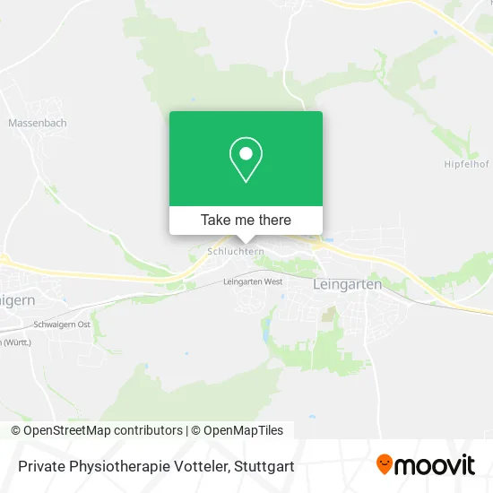 Карта Private Physiotherapie Votteler
