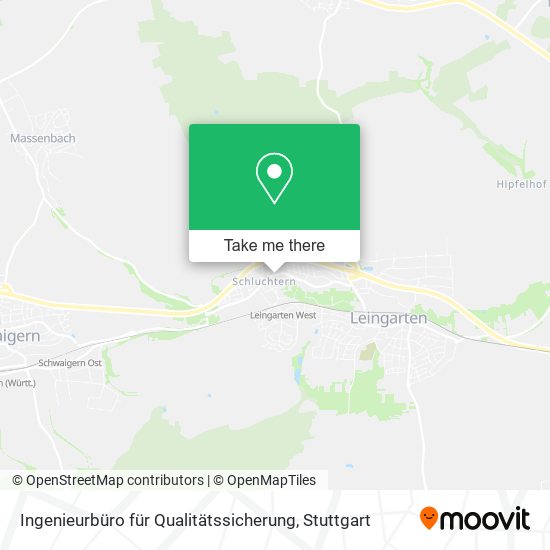 Карта Ingenieurbüro für Qualitätssicherung