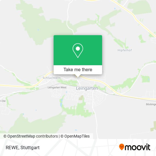 REWE map