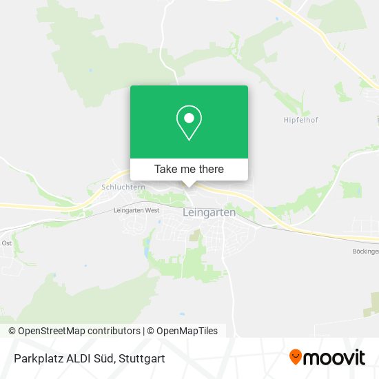 Parkplatz ALDI Süd map