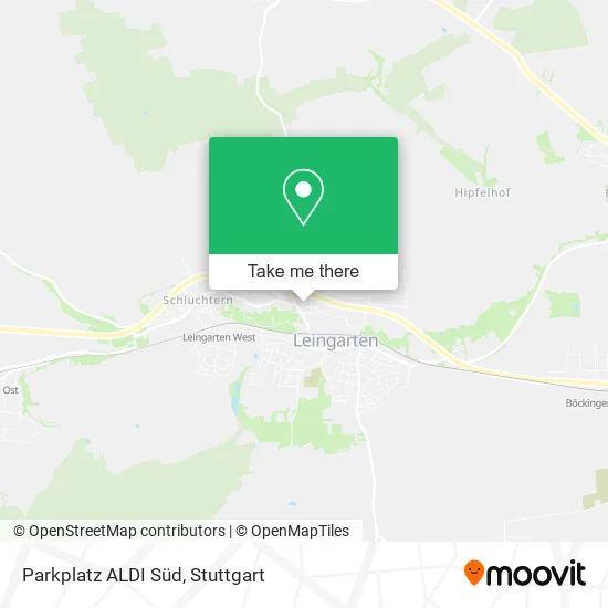 Карта Parkplatz ALDI Süd