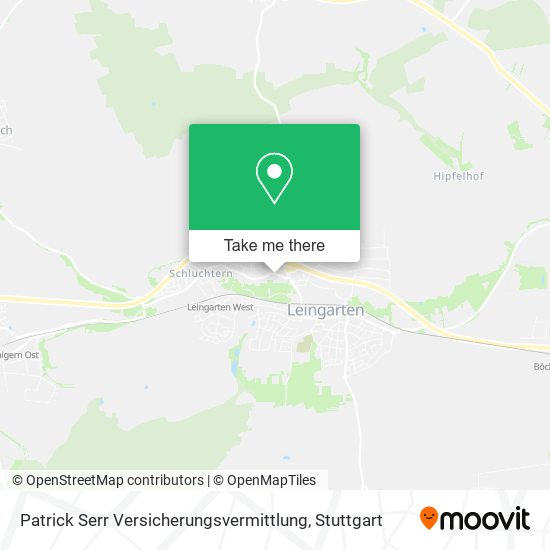 Карта Patrick Serr Versicherungsvermittlung