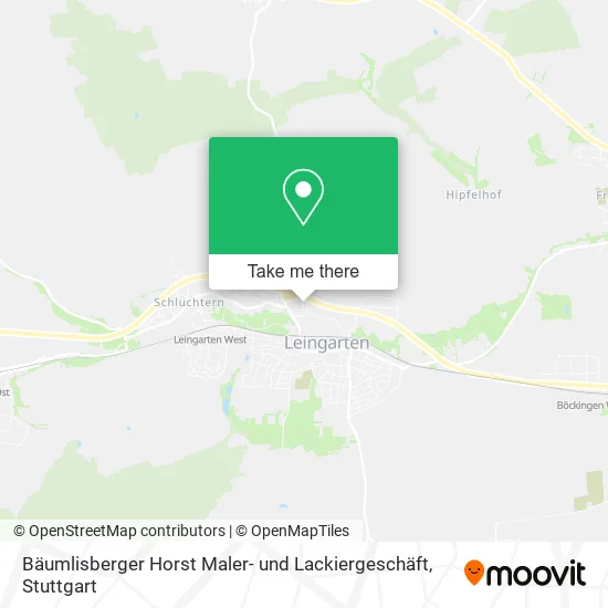 Карта Bäumlisberger Horst Maler- und Lackiergeschäft