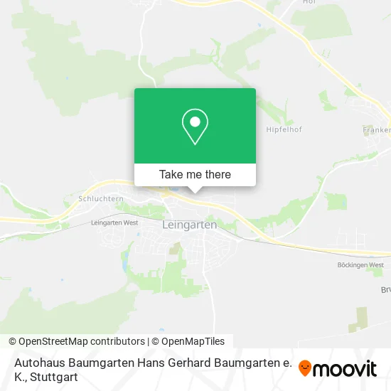 Карта Autohaus Baumgarten Hans Gerhard Baumgarten e. K.