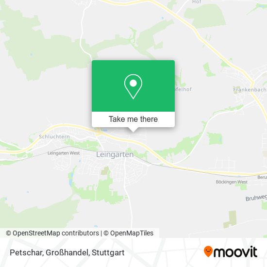 Карта Petschar, Großhandel