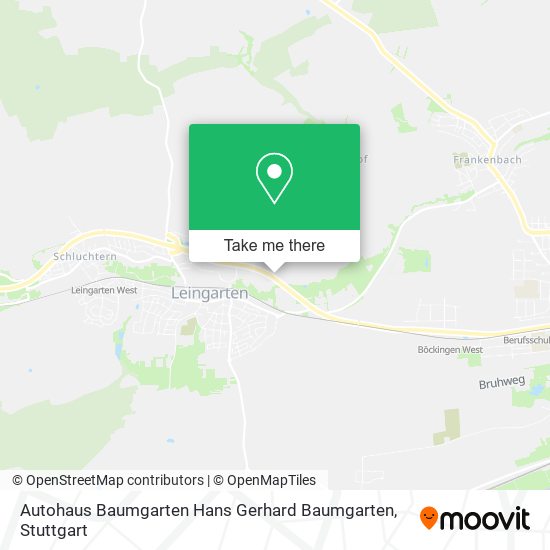 Autohaus Baumgarten Hans Gerhard Baumgarten map