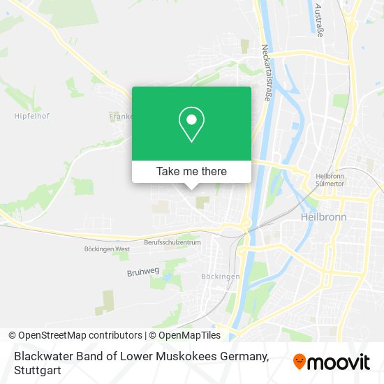 Blackwater Band of Lower Muskokees Germany map