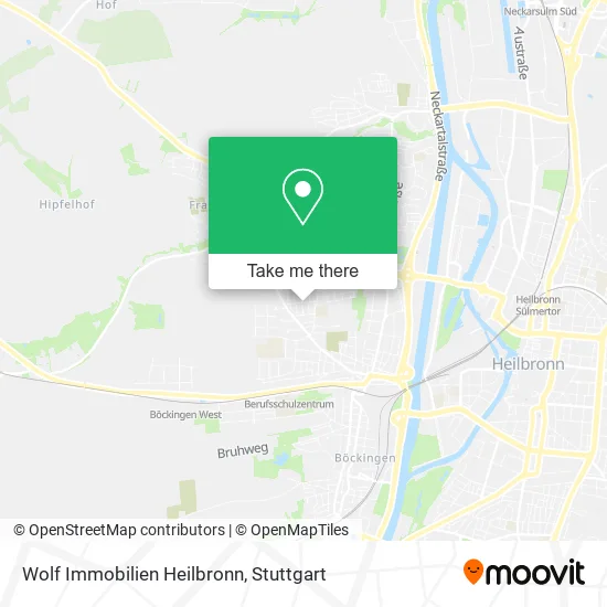 Карта Wolf Immobilien Heilbronn