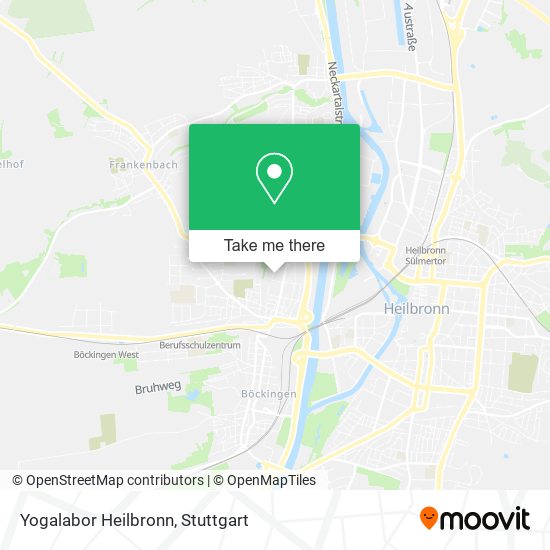 Yogalabor Heilbronn map