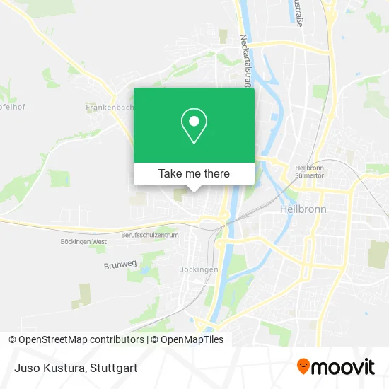 Juso Kustura map