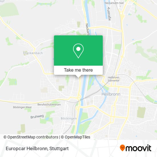 Карта Europcar Heilbronn