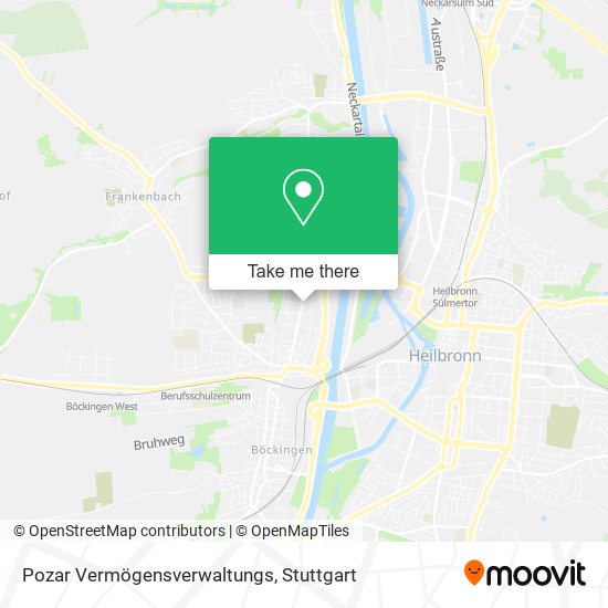 Pozar Vermögensverwaltungs map