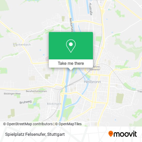 Spielplatz Felsenufer map