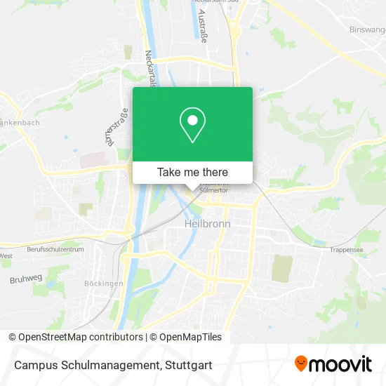 Campus Schulmanagement map
