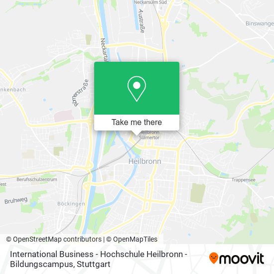 International Business - Hochschule Heilbronn - Bildungscampus map