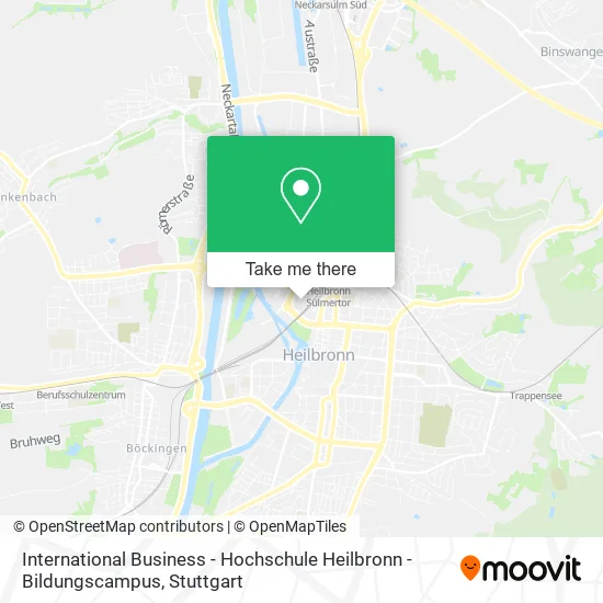 International Business - Hochschule Heilbronn - Bildungscampus map