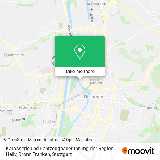 Karosserie und Fahrzeugbauer Innung der Region Heilv, Bronn Franken map