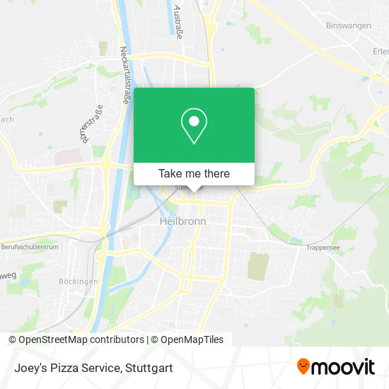 Карта Joey's Pizza Service