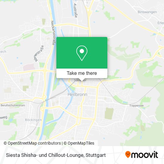 Siesta Shisha- und Chillout-Lounge map