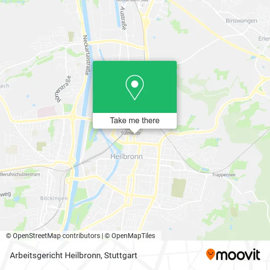 Карта Arbeitsgericht Heilbronn