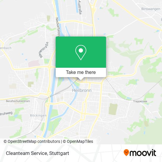 Cleanteam Service map