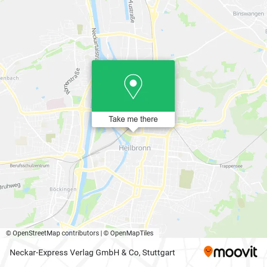 Карта Neckar-Express Verlag GmbH & Co