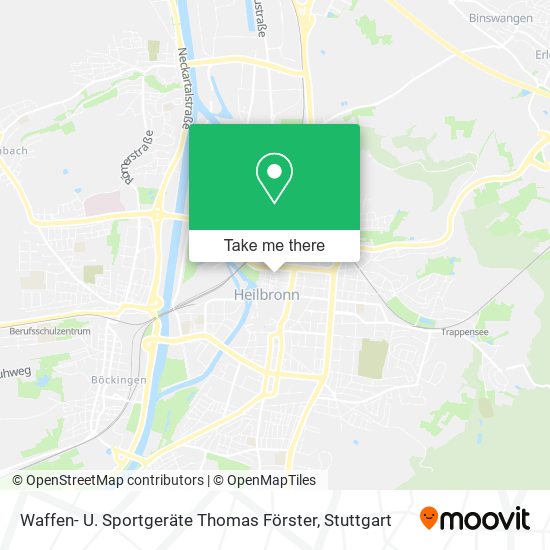 Waffen- U. Sportgeräte Thomas Förster map