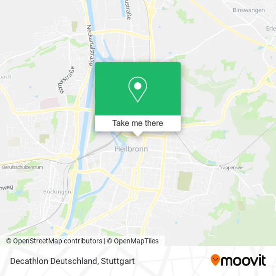 Карта Decathlon Deutschland