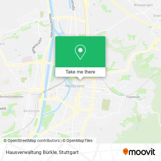 Карта Hausverwaltung Bürkle