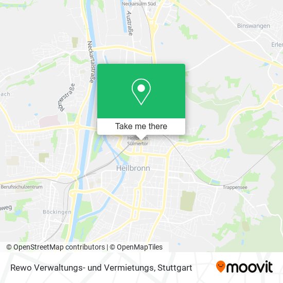 Rewo Verwaltungs- und Vermietungs map