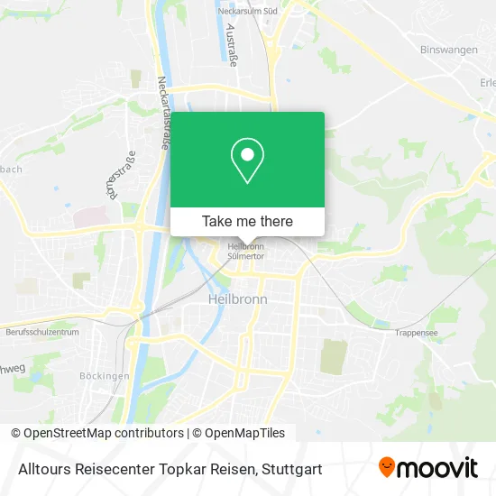 Карта Alltours Reisecenter Topkar Reisen