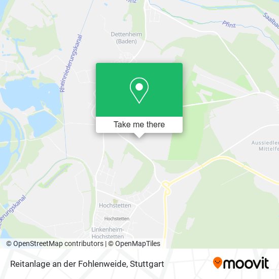 Reitanlage an der Fohlenweide map