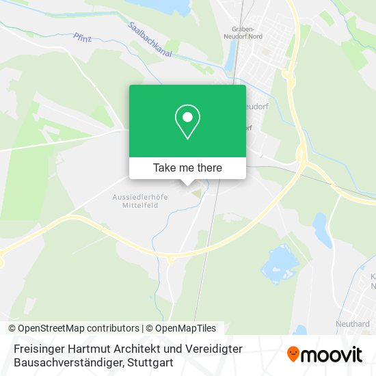 Freisinger Hartmut Architekt und Vereidigter Bausachverständiger map