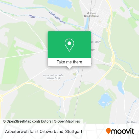 Arbeiterwohlfahrt Ortsverband map