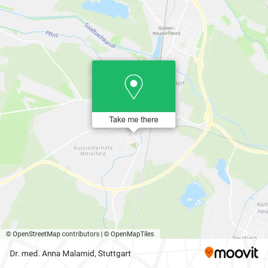 Карта Dr. med. Anna Malamid