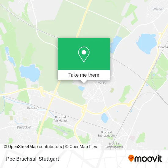 Pbc Bruchsal map