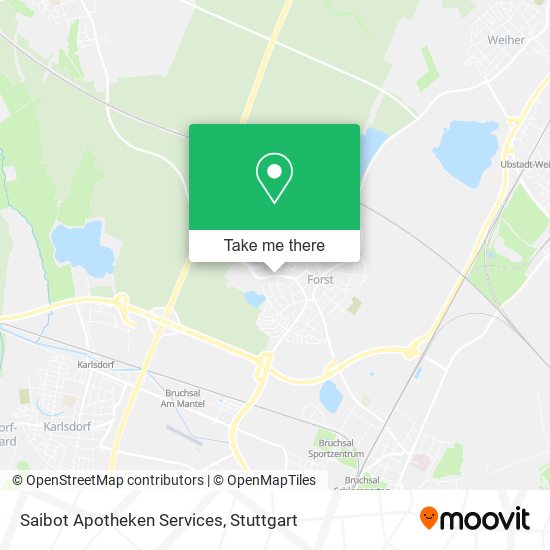 Saibot Apotheken Services map