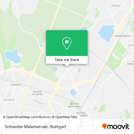 Schneider Malerbetrieb map
