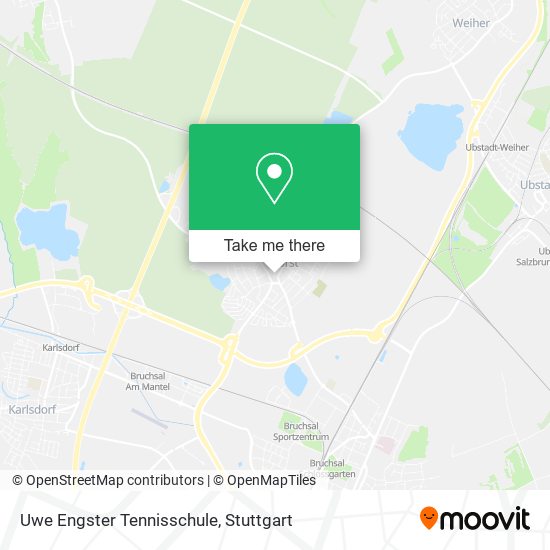 Uwe Engster Tennisschule map