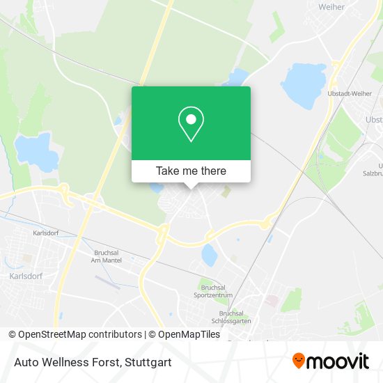 Карта Auto Wellness Forst