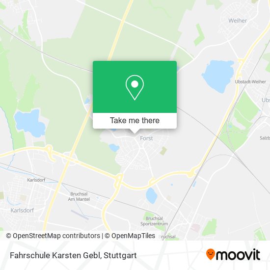 Fahrschule Karsten Gebl map