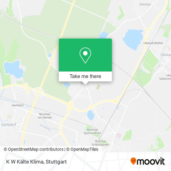 K W Kälte Klima map